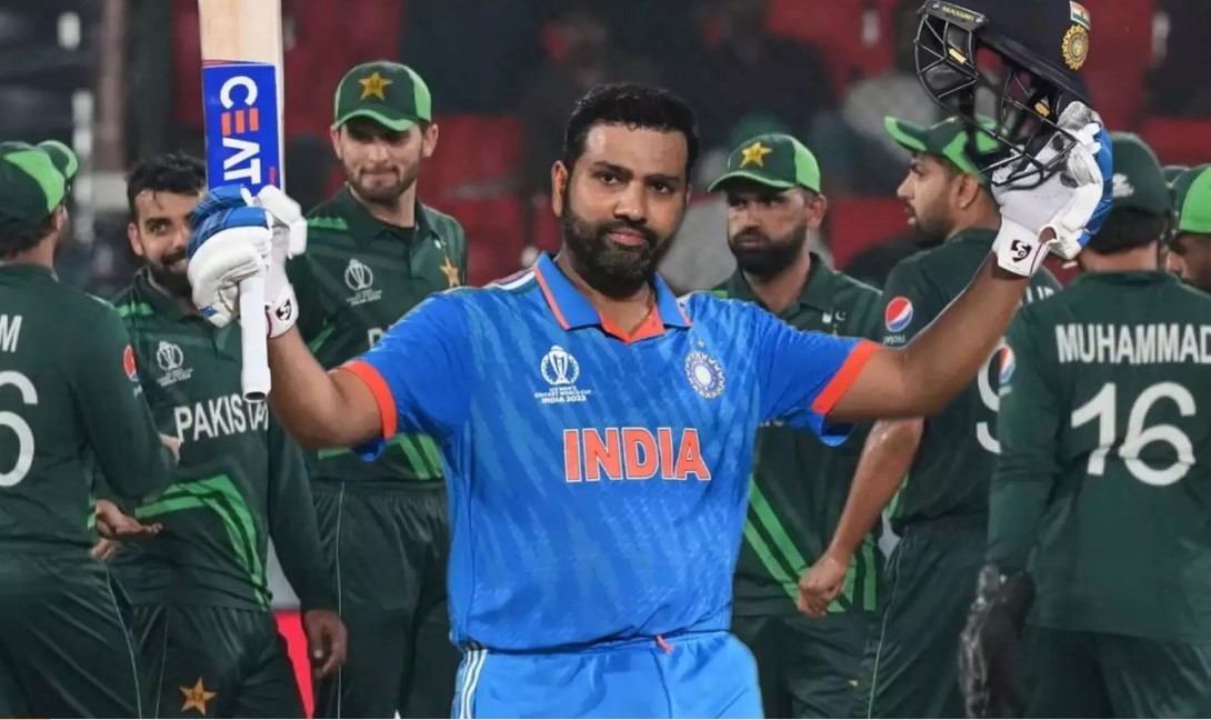 পাকিস্তানকে হারানোর দিনে নতুন রেকর্ড স্পর্শ করলো রহিত  