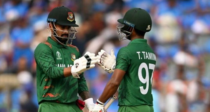 বিশ্বকাপে এই প্রথম বাংলাদেশের ওপেনিং জুটির রেকর্ড গড়লো