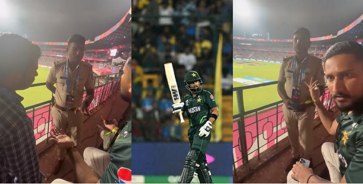 ভারত পুলিশ ‘স্লোগান দিতে বাধা’ দেয় পাকিস্তানী সমর্থকদের (ভিডিও সহ)