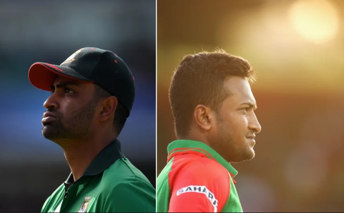 অবশেষে তামিম ইকবাল ইস্যুতে আটকে গেলেন সাকিব