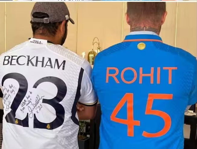 বিশ্বকাপে জার্সি বদল বেকহ্যামের, এই ছবি না দেখলে বড় মিস