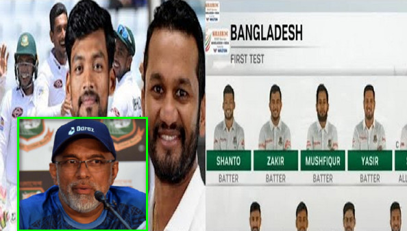 শ্রীলঙ্কার বিপক্ষে প্রথম টেস্টে একাদশে কারা থাকবেন জানিয়ে দিলেন হাথুরুসিংহে