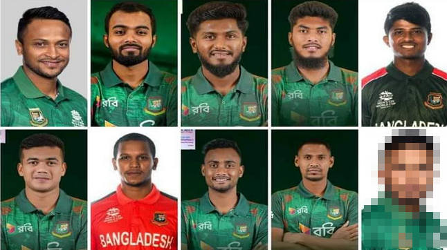 ৫ পেসার, ৩ স্পিনার ও ৭ ব্যাটার নিয়ে বাংলাদেশের টি-টোয়েন্টি বিশ্বকাপের দল ঘোষণা
