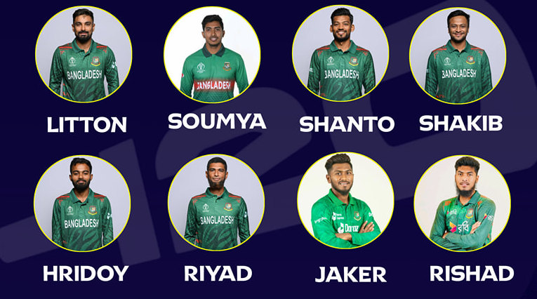 চমক দিয়ে টি-টোয়েন্টি বিশ্বকাপের জন্য যে ১৫ সদস্যের স্কোয়াড আইসিসির কাছে পাঠালো বিসিবি