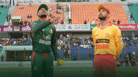 শেষ হলো বাংলাদেশ বনাম জিম্বাবুয়ের মধ্যকার দ্বিতীয় টি-টোয়েন্টি ম্যাচের টস, দেখেনিন ফলাফল