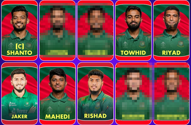 এইমাত্র পাওয়া: বাংলাদেশের টি-টোয়েন্টি বিশ্বকাপের দলে ৮ ব্যাটার, ৫ পেসার ও ৩ স্পিনার