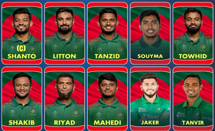 বিশাল পরিবর্তন নিয়ে আজ বিশ্বকাপের প্রথম প্রস্তুতি ম্যাচের জন্য একাদশ ঘোষণা করলো বাংলাদেশ