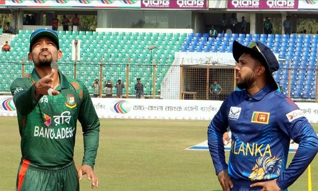 বাংলাদেশ বনাম শ্রীলঙ্কার মধ্যকার ম্যাচের ভাগ্য নির্ভর করছে টসের ওপর