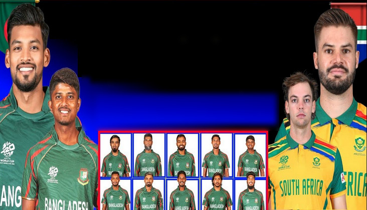 দক্ষিণ আফ্রিকার বিপক্ষে মাঠে নামার কয়েক ঘন্টা আগে শক্তিশালী একাদশ ঘোষণা করলো বাংলাদেশ