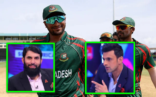 সাকিব ও রিশাদকে নিয়ে অবিশ্বাস্য মন্তব্য করলেন মিসবাহ ও শোয়েব