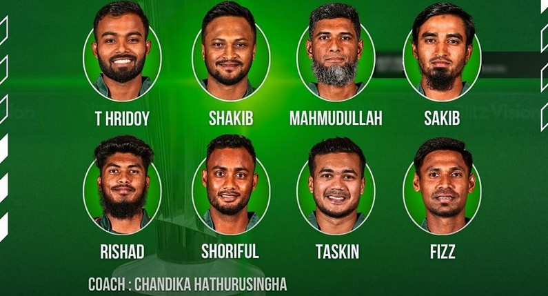 ৪ পেসার নিয়ে অস্ট্রেলিয়ার বিপক্ষে ম্যাচের জন্য শক্তিশালী একাদশ ঘোষণা করলো বাংলাদেশ