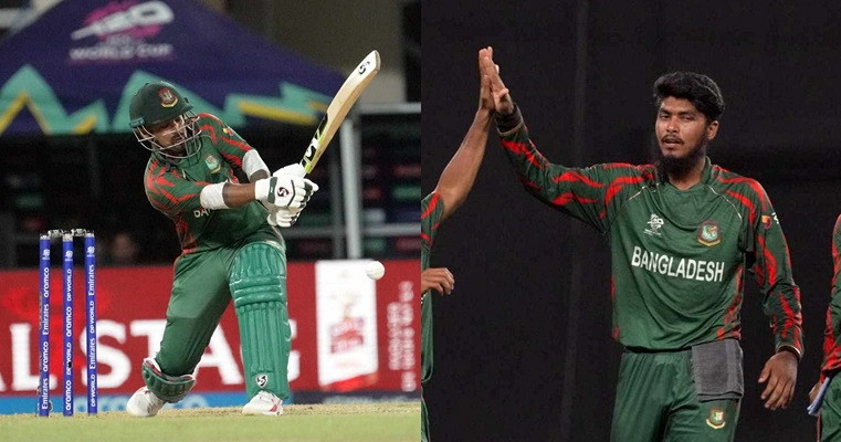 গেইলে রেকর্ডে ভাগ বসালেন লিটন, ইতিহাস গড়লেন রিশাদ