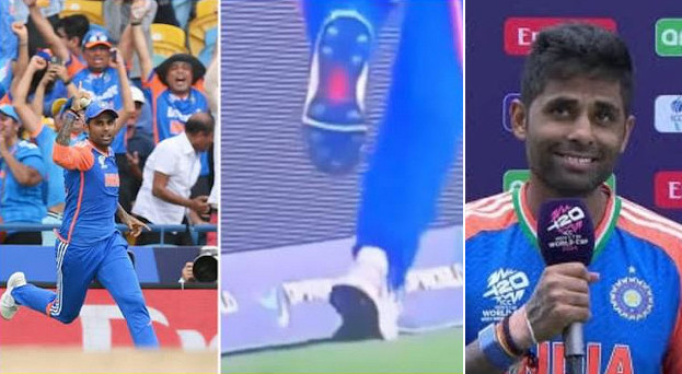 অবশেষে সূর্যকুমার স্পষ্ট করে বললেন ক্যাচটি ছক্কা না আউট ছিল