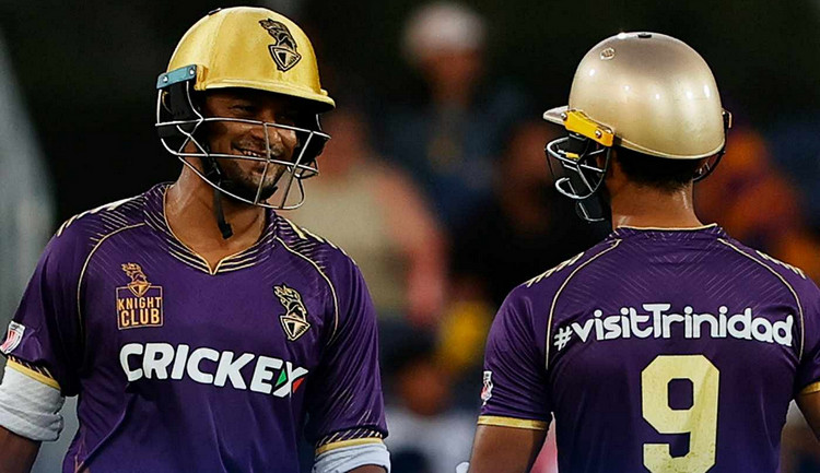 ব্যাট ও বল হাতে চমক দেখালেন সাকিব, জিতলো নাইট রাইডার্স, দেখেনিন কত রান ও উইকেট পেলেন সাকিব