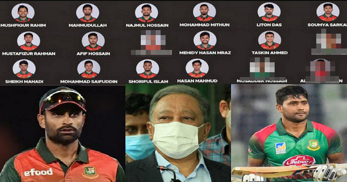 পাকিস্তান সফরের জন্য বাংলাদেশের ১৬ সদস্যের স্কোয়াড ঘোষণা