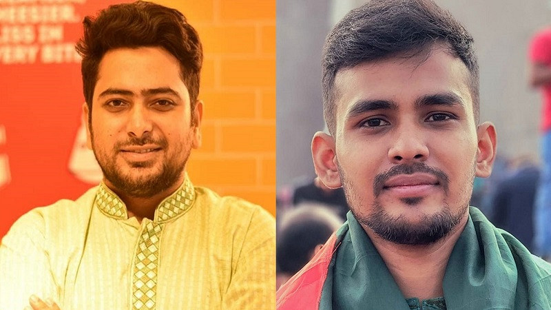 যে মন্ত্রণালয়ের দায়িত্ব পেলেন ২ সমন্বয়ক নাহিদ ও আসিফ
