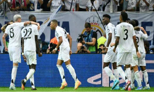 রিয়ালের রেকর্ড, অভিষেক ম্যাচে শিরোপা জেতালেন এমবাপে