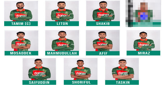 চমক দিয়ে পাকিস্তানের বিপক্ষে প্রথম ওয়ানডে ম্যাচের জন্য শক্তিশালী একাদশ ঘোষণা করলো বাংলাদেশ