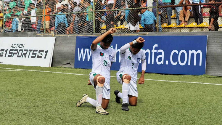 নেপালকে উড়িয়ে দিয়ে প্রথমবারের মত সাফ চ্যাম্পিয়ন বাংলাদেশ