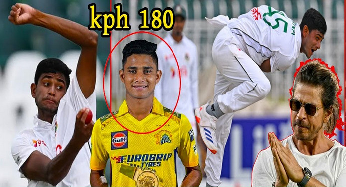 ১৫২ কিঃ মিঃ গতির বলের ঝড়ে পাল্টে গেলো দৃশ্যপট, আইপিএলের হট কেক নাহিদ রানা