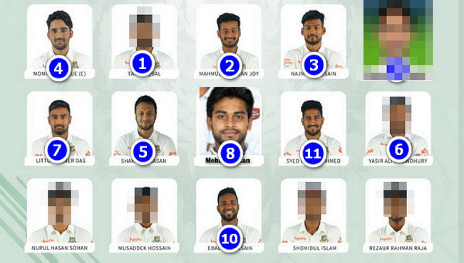 ম্যাচের এক দিন আগে ভারতের বিপক্ষে প্রথম টেস্টের জন্য শক্তিশালী একাদশ ঘোষণা করলো বাংলাদেশ