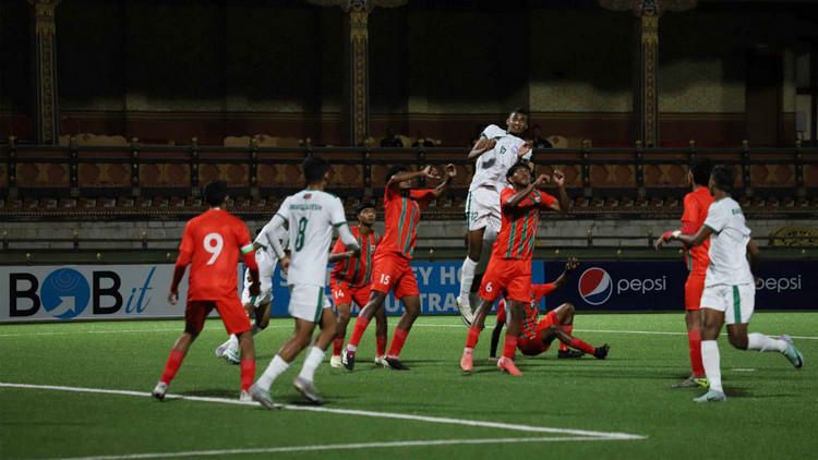 জমজমাট লড়াইয়ে শেষ হলো বাংলাদেশ বনাম মালদ্বীপের মধ্যকার ম্যাচ, দেখেনিন ফলাফল