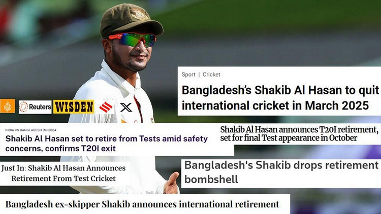 বিশ্ব গণমাধ্যমসহ সাকিবকে নিয়ে টুইটারে ঝড়