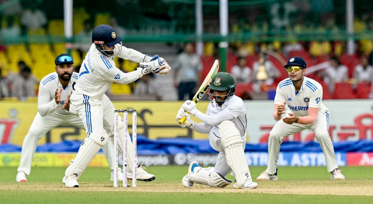 শেষ হলো বাংলাদেশ বনাম ভারতের মধ্যকার দ্বিতীয় টেস্টের তৃতীয় দিনের খেলা