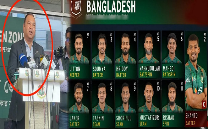 ভারতের বিপক্ষে প্রথম টি-টোয়েন্টি ম্যাচের জন্য বাংলাদেশের একাদশ ঘোষণা, দেখেনিন কপাল পুড়লো যাদের