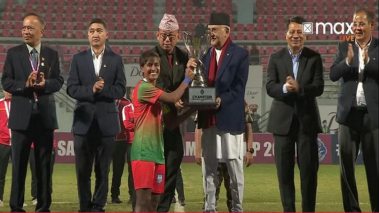 এক নজরে দেখেনিন সাফ চ্যাম্পিয়ন হয়ে কে কোন পুরস্কার জিতলো