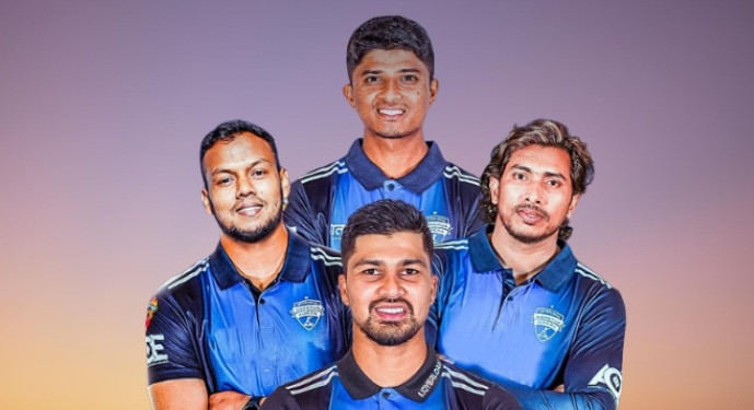 গ্লোবাল সুপার লিগের জন্য শক্তিশালী স্কোয়াড ঘোষণা করলো রংপুর রাইডার্স