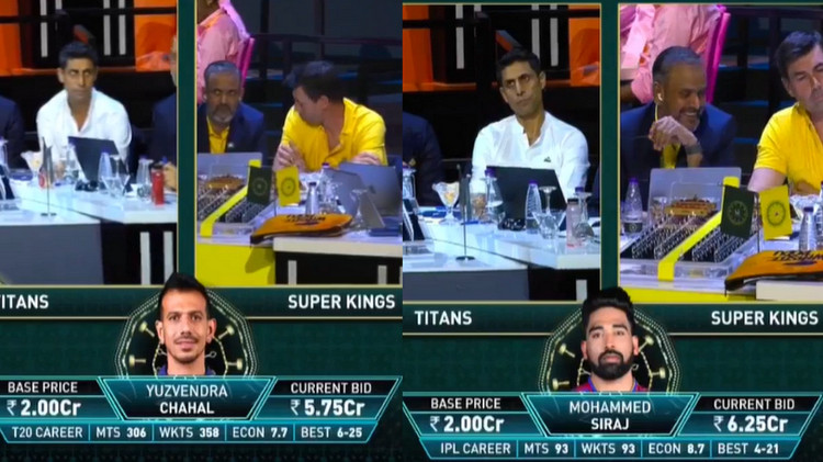 IPL নিলাম ২০২৫: ১২ কোটি ২৫ লক্ষ টাকাতে সিরাজ ও ১৮ কোটি টাকায় দল পেলেন চাহাল
