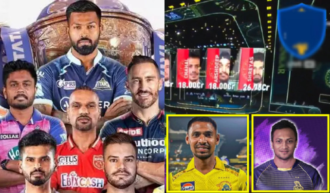 এক নজরে আইপিএলের ১০ দলের বর্তমান স্কোয়াড