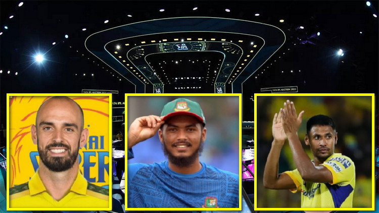 IPL নিলাম: জনি বেয়ারস্টো ও ড্যারিল মিচেলের দলে রিশাদ ও মুস্তাফিজ, দেখেনিন নাহিদ রানার অবস্থান
