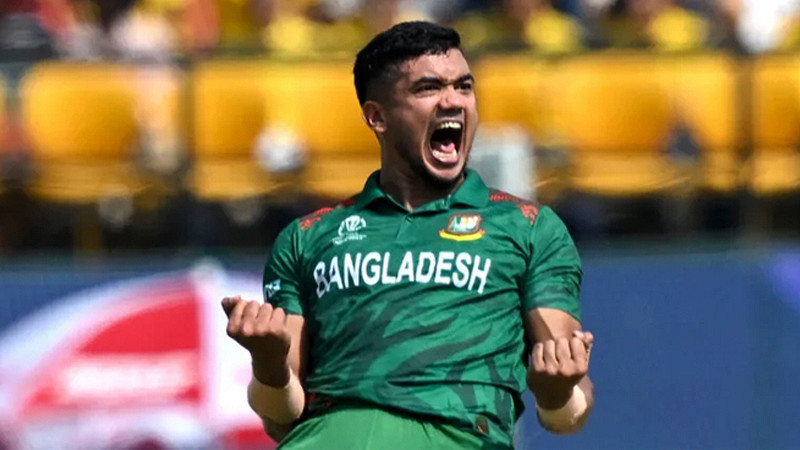 ওয়েস্ট ইন্ডিজের বিপক্ষে ৮ উইকেট শিকার করে বিশাল সুখবর পেলেন তাসকিন