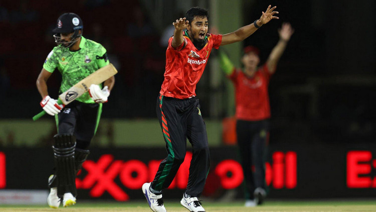 তানজিম সাকিবের দুর্দান্ত বোলিং শেষ হলো গায়ানা অ্যামাজন ওয়ারিয়র্সের ম্যাচ, দেখেনিন ফলাফল
