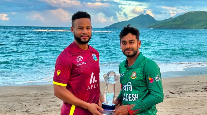 শেষ হলো বাংলাদেশ বনাম ওয়েস্ট ইন্ডিজের মধ্যকার প্রথম ওয়ানডে ম্যাচের টস, দেখেনিন ফলাফল