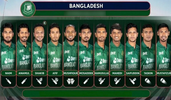 বিশাল পরিবর্তন নিয়ে আজ ওয়েস্ট ইন্ডিজের বিপক্ষে প্রথম ওয়ানডে ম্যাচের জন্য বাংলাদেশের একাদশ ঘোষণা