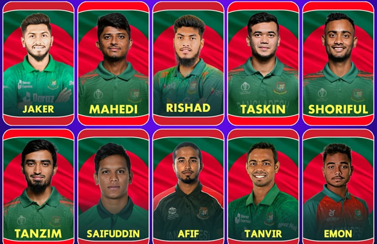 চ্যাম্পিয়ন্স ট্রফি ২০২৫ স্কোয়াড: বিশাল চমক বাদ লিটন দাস ও মুশফিকুর রহিম