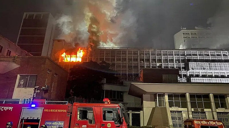 সচিবালয়ে আগুন: গোয়েন্দা ও সিআইডির হাতে আসলো গুরুত্বপূর্ণ তথ্য