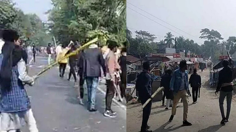 ব্রেকিং নিউজ: ব্যাপক সং ঘ র্ষ ‘মার্চ ফর ইউনিটি’ গাড়িবহরে হা ম লা, র ণ ক্ষে ত্রে পরিণত, ২০ জন আহত