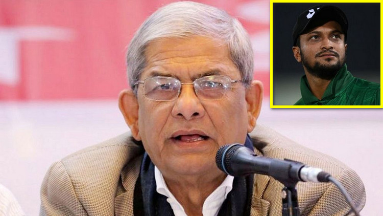 সাকিবের গ্রেফতারি পরোয়ানা নিয়ে মুখ খুললেন মির্জা ফখরুল