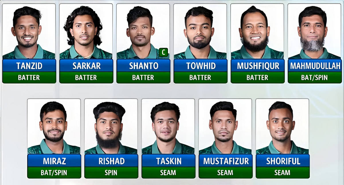বাংলাদেশের চ্যাম্পিয়ন্স ট্রফির স্কোয়াডে আসছে পরিবর্তন, বাদ পড়ছেন যে ক্রিকেটার