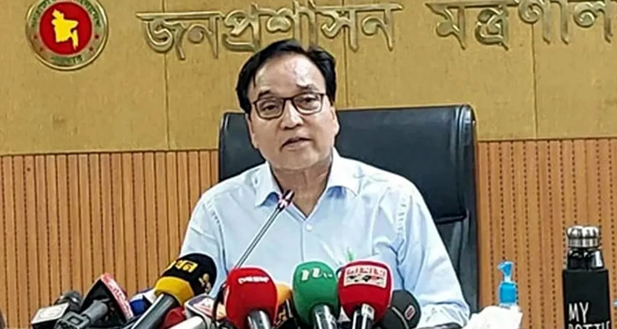 সরকারি কর্মকর্তা-কর্মচারীদের সুখবর দিলেন জনপ্রশাসন সচিব