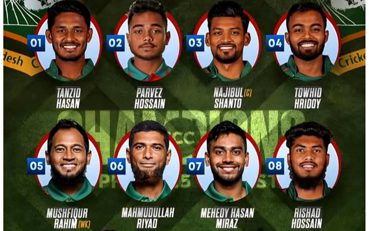 আগমীকাল পাকিস্তানের বিপক্ষে ম্যাচের জন্য বাংলাদেশের সেরা একাদশ