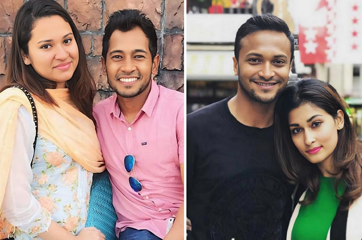 স্ত্রীদের কারণে তোপের মুখে সাকিব মুশফিক