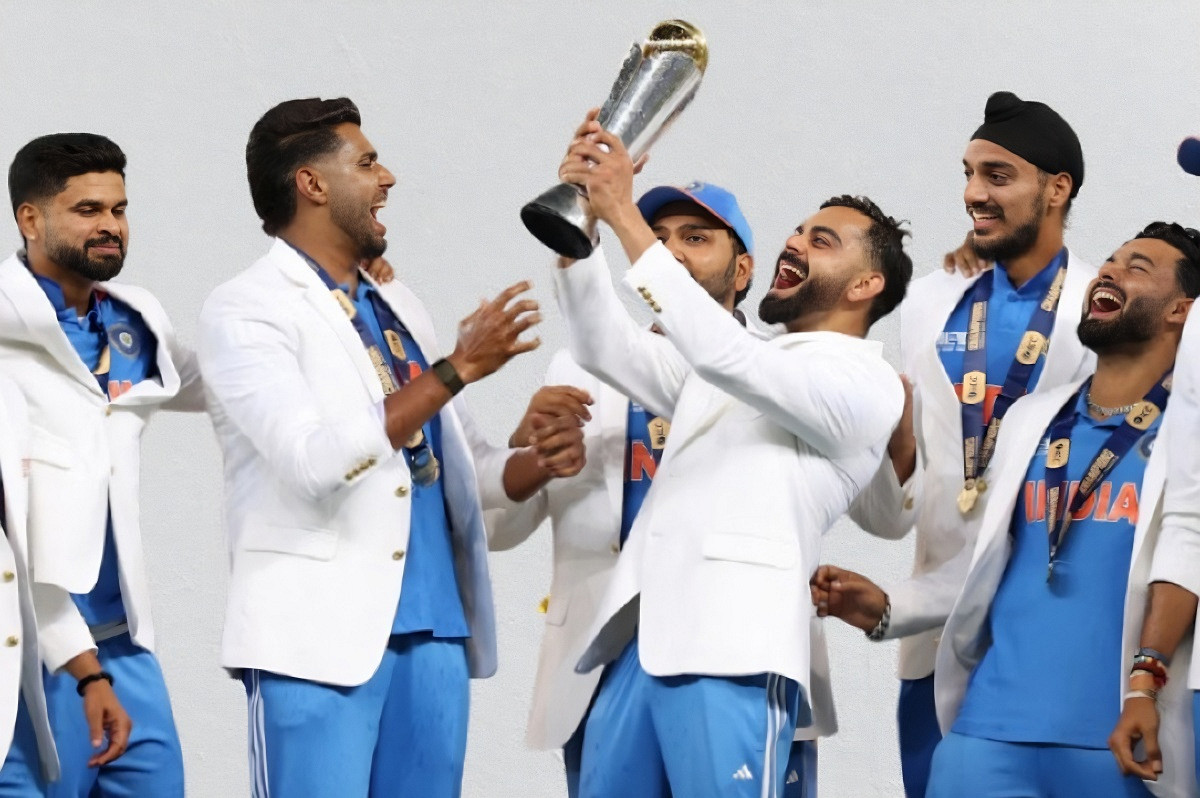 অভিনব উপায়ে চ্যাম্পিয়ন্স ট্রফির শিরোপা জিতলো ভারত