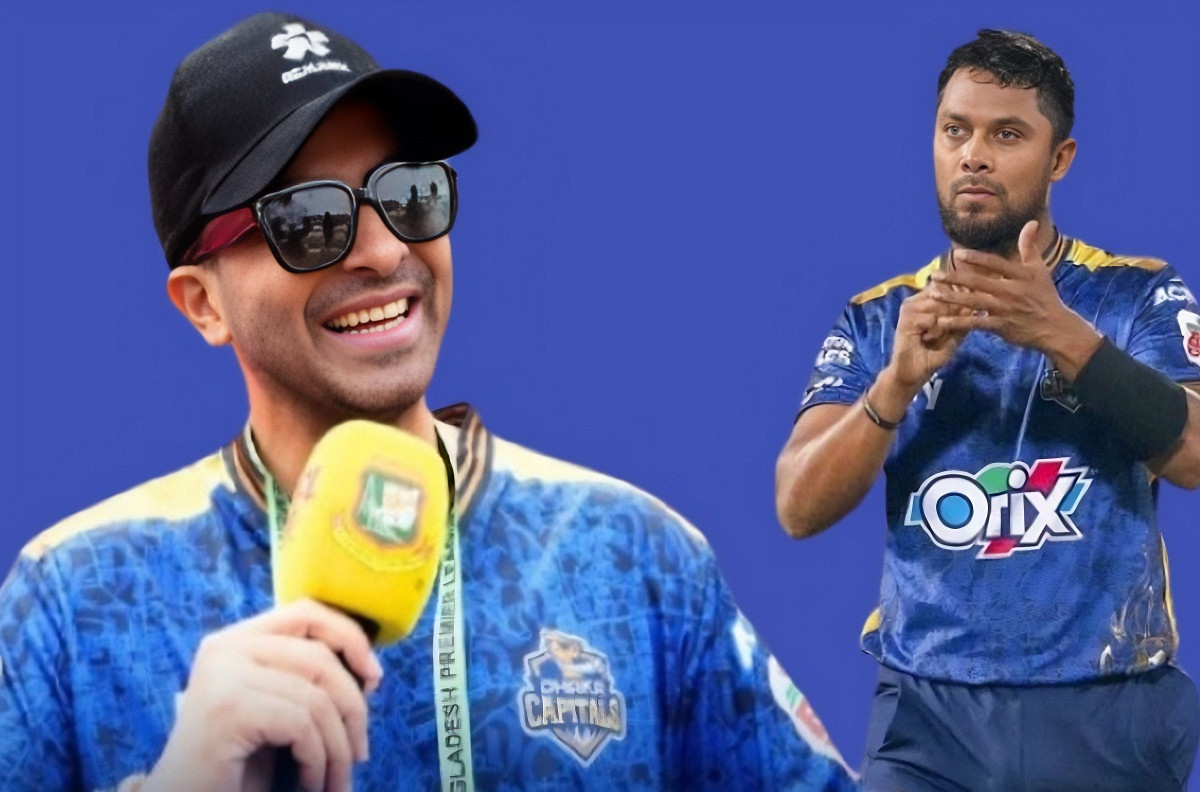 সাব্বিরের ছক্কার ঝড় দেখে যা বললেন শাকিব খান