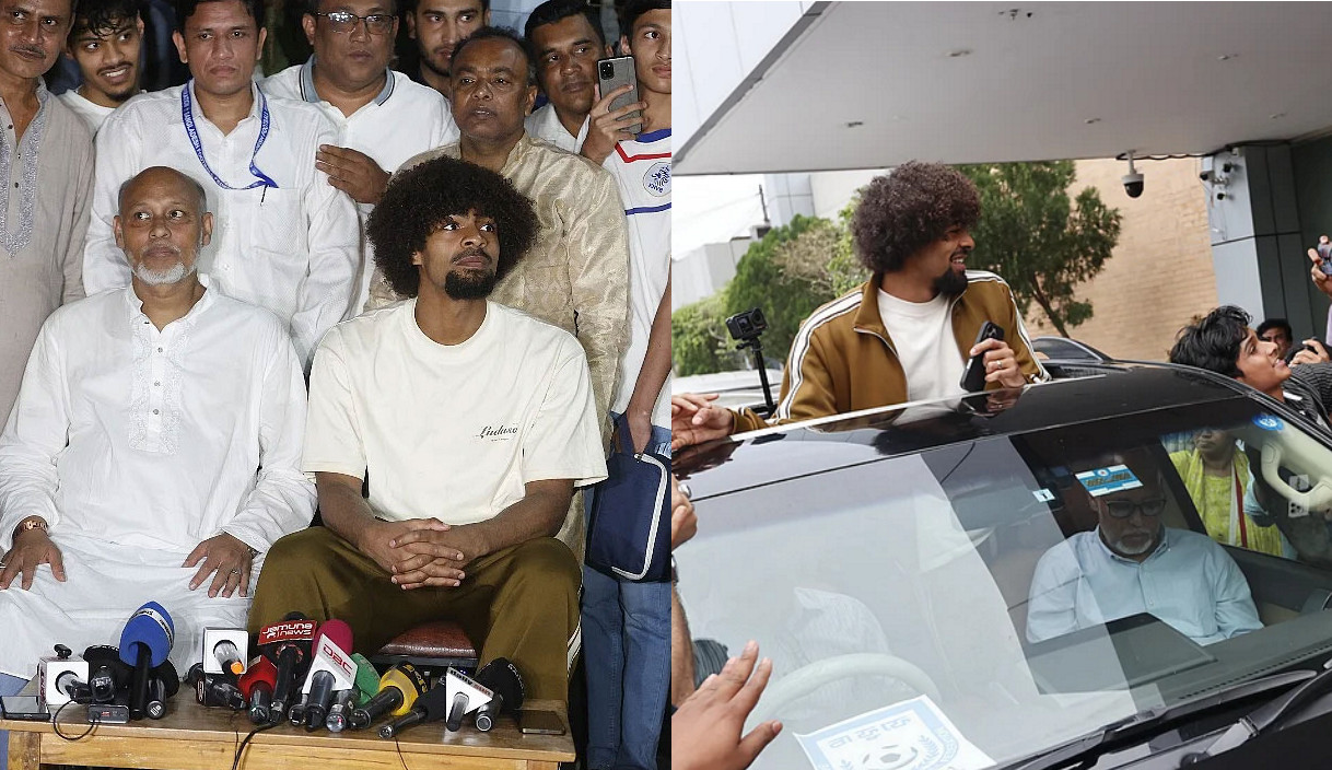 হামজা চৌধুরির স্বপ্নযাত্রা: জানালেন বাংলাদেশের হয়ে নিজের পছন্দের জার্সি নম্বর