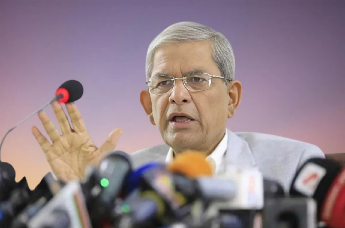 প্রধান উপদেষ্টার বক্তব্য নিয়ে বিএনপির মহাসচিবের ক্ষোভ